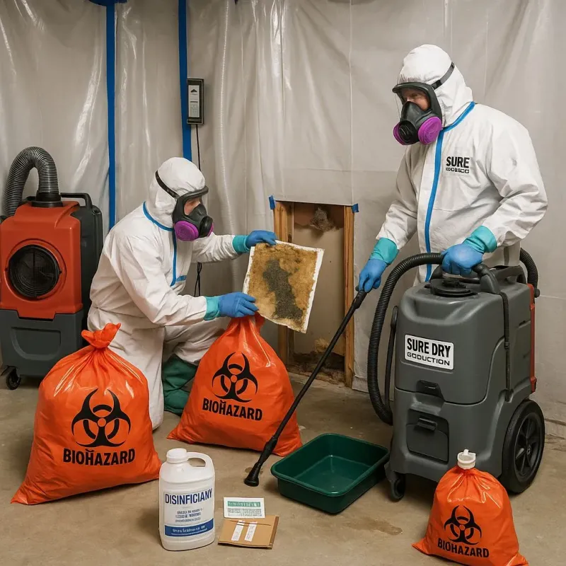 Contaminated Water Handling Protocols process in North Mankato, MN