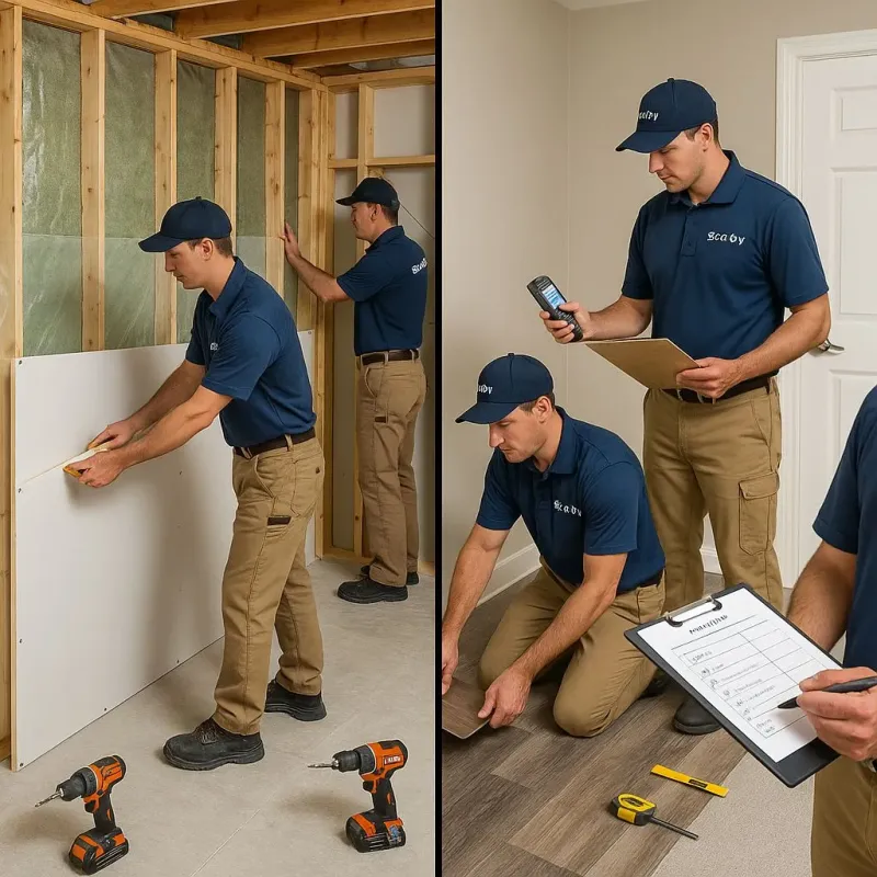 Repairs and Reconstruction process in North Mankato, MN